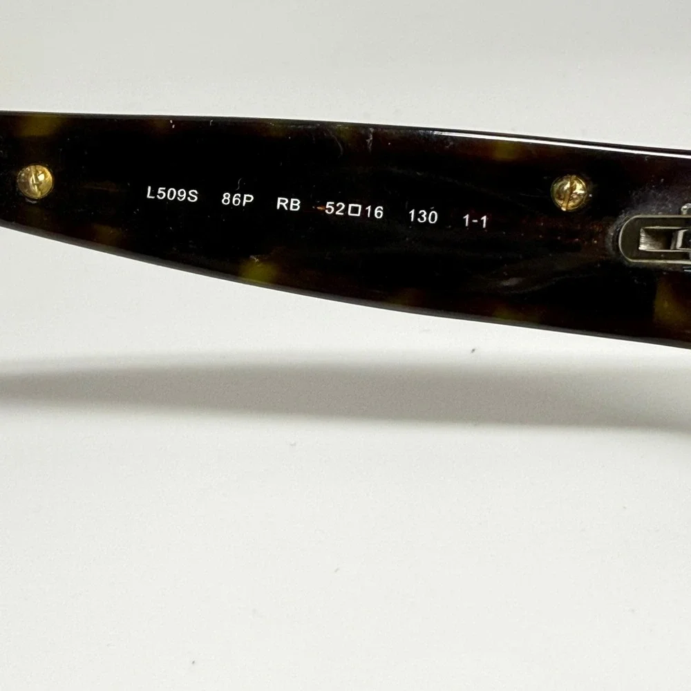 Liz Claiborne L509S Tortoise Floral Gold Filigree Oval Eyeglass Frames 52 16 130